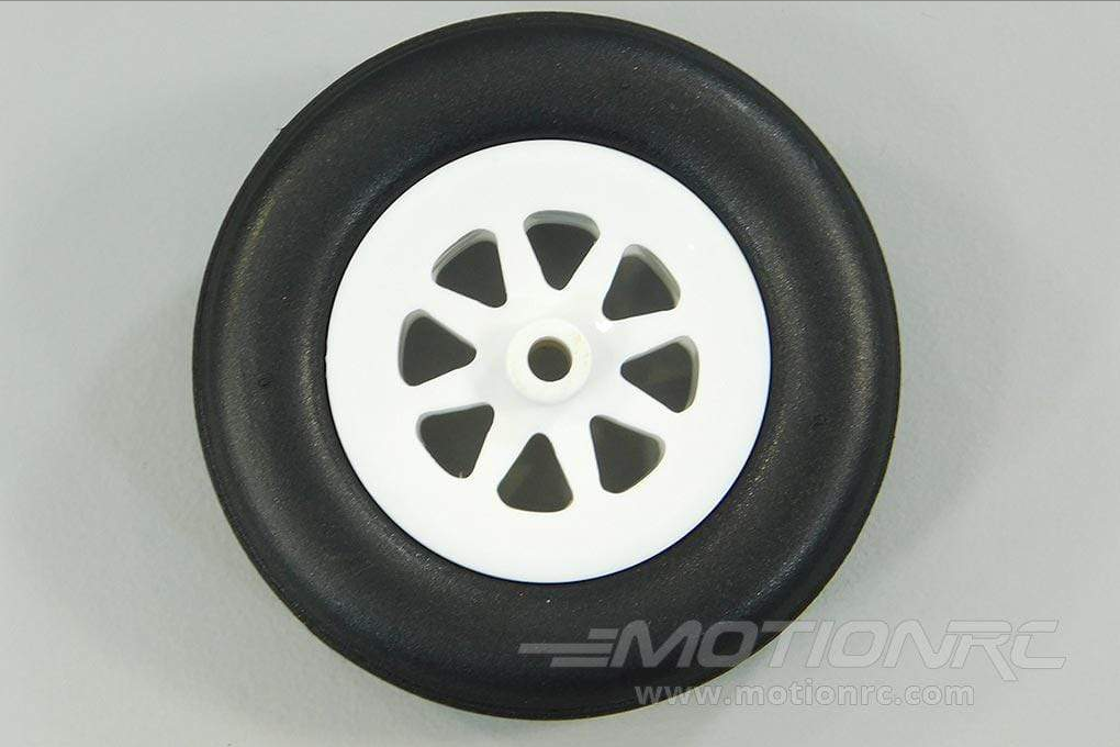 FlightLine 65mm (2.55 Inch) x 16mm PU Rubber Treaded Wheel for 4.2mm Axle Type B