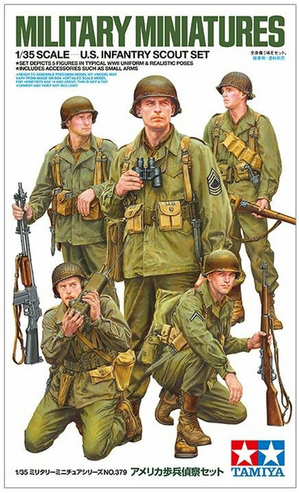Tamiya 1/35 US Infantry Scout Set 35379