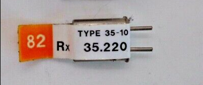 Futaba 35mhz Dual Conversion Ch 82 (35.220)FM Receiver Crystal