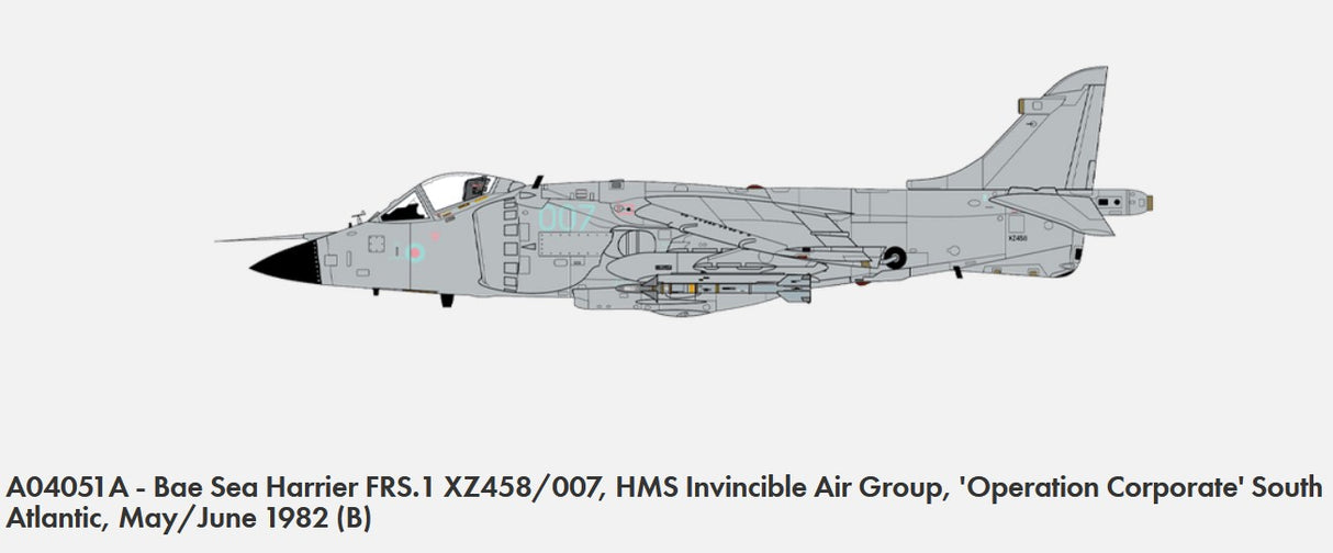 Airfix 1/72 BAe Sea Harrier FRS.1 kit A04051A