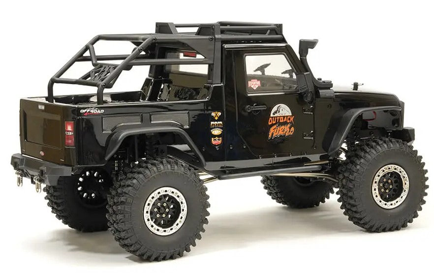 FTX OUTBACK FURY 2.0 4X4 RTR TRAIL CRAWLER - BLACK