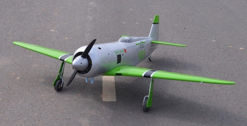 Seagull Reno YAK 11 Reno Racer (Perestroika) 1.8m - 35cc with Electric Retracts - Green / Chrome ARTF