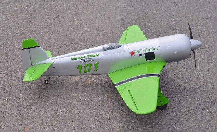 Seagull Reno YAK 11 Reno Racer (Perestroika) 1.8m - 35cc with Electric Retracts - Green / Chrome ARTF