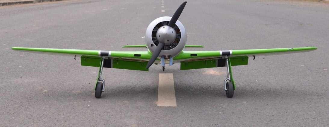 Seagull Reno YAK 11 Reno Racer (Perestroika) 1.8m - 35cc with Electric Retracts - Green / Chrome ARTF
