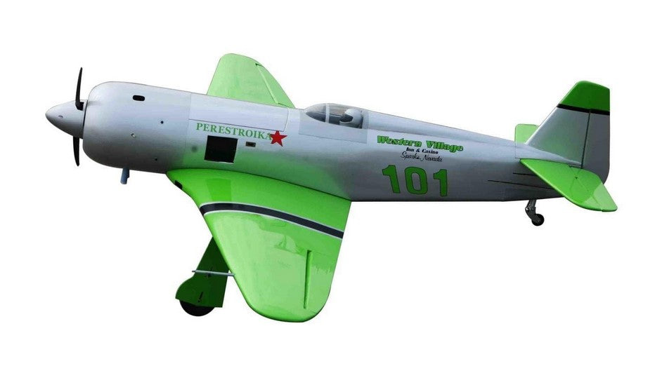 Seagull Reno YAK 11 Reno Racer (Perestroika) 1.8m - 35cc with Electric Retracts - Green / Chrome ARTF