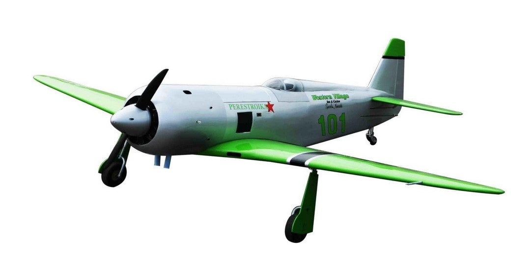 Seagull Reno YAK 11 Reno Racer (Perestroika) 1.8m - 35cc with Electric Retracts - Green / Chrome ARTF