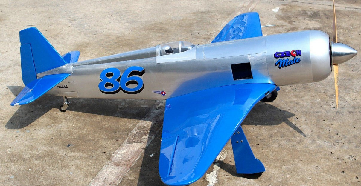 Seagull Reno YAK 11 Reno Racer (Czech Mate) 1.8m - 35cc - Pearl Blue / Chrome ARTF