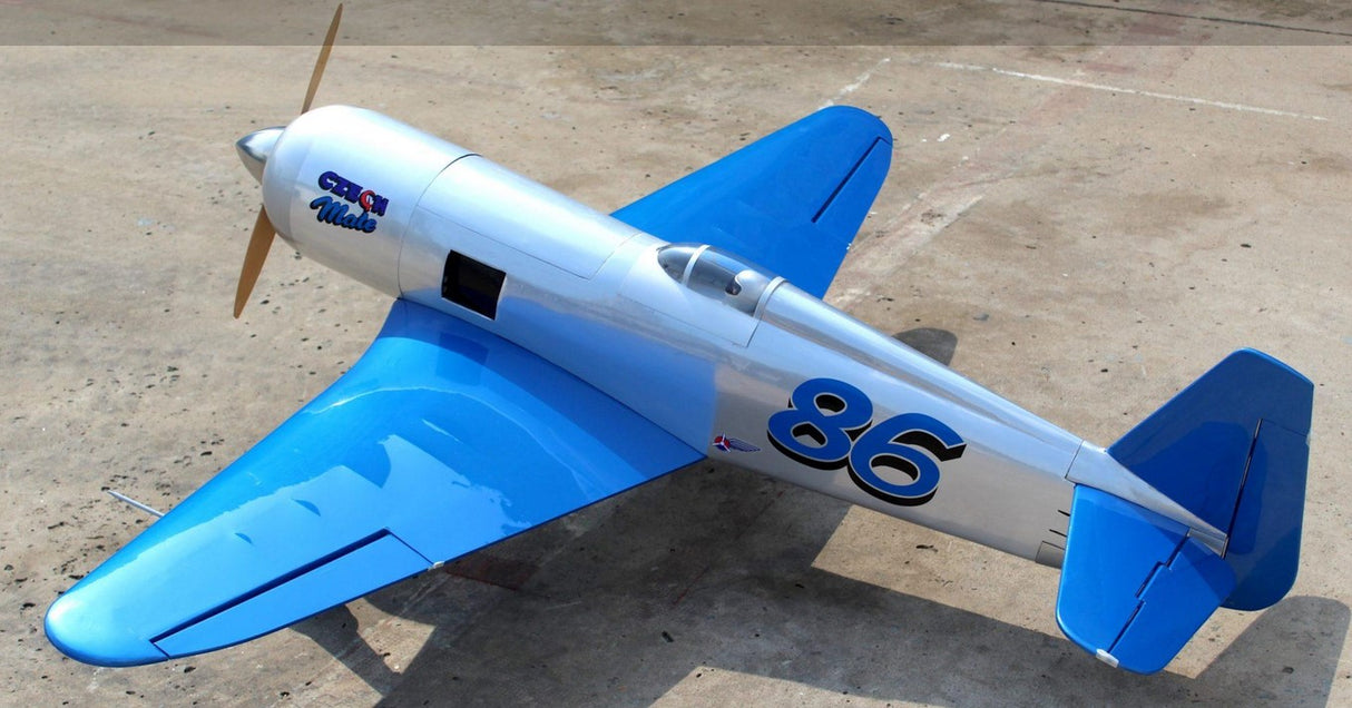 Seagull Reno YAK 11 Reno Racer (Czech Mate) 1.8m - 35cc - Pearl Blue / Chrome ARTF