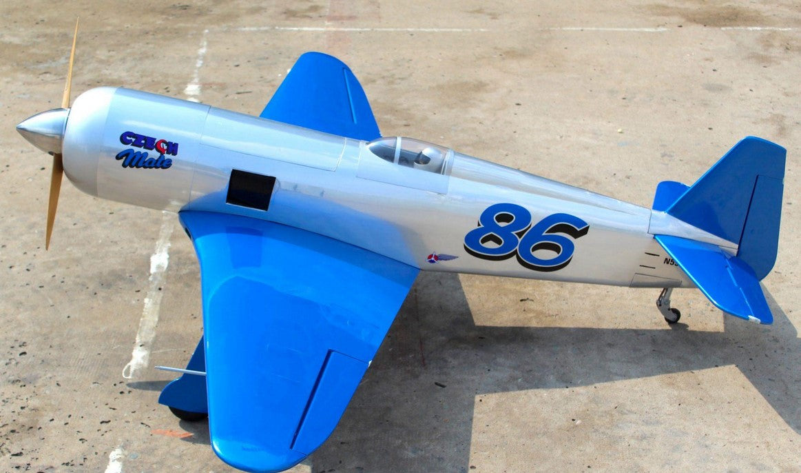 Seagull Reno YAK 11 Reno Racer (Czech Mate) 1.8m - 35cc with Electric Retracts - Pearl Blue / Chrome ARTF