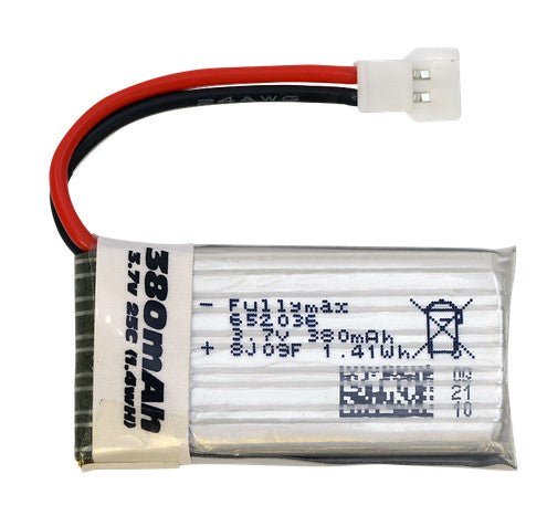 EAZY RC PA-18 3.7V 380MAH BATTERY (JST PLUG)