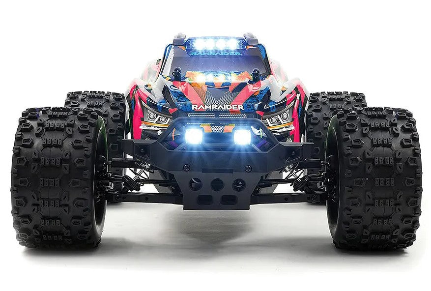 FTX RAMRAIDER 1/10 BRUSHLESS MONSTER TRUCK RTR - RED/BLUE