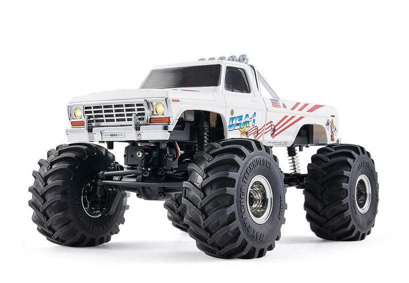 FMS 1:24 FCX24 Max Smasher Monster Truck Ready to Run 4WD - White shell