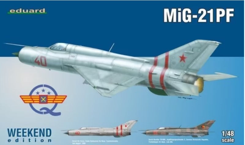 Eduard 1/48 Mig-21PF Weekend Edition kit