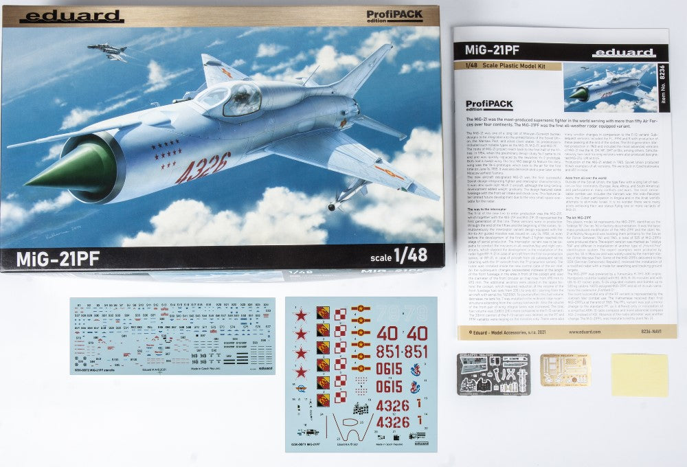 Eduard 1/48 Mig-21PF ProfiPACK Edition kit