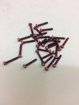 M1.6 x 9 Anodized Red Pan Head Screw [20pcs]