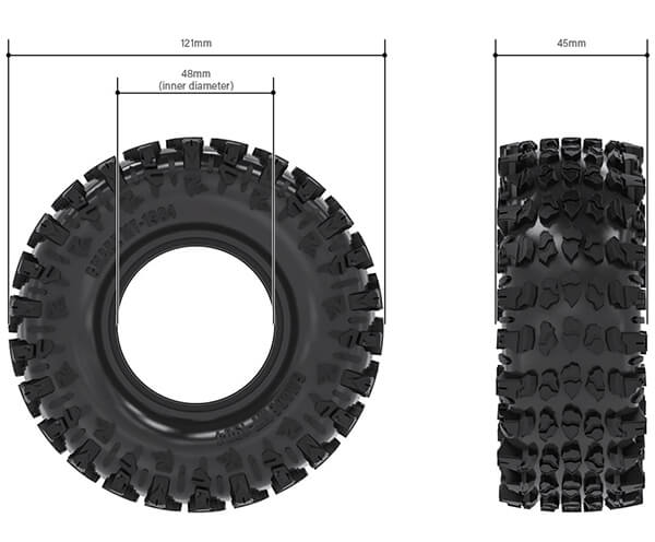 GMADE GS02 BOM 1/10TH TRAIL TRUCK KIT