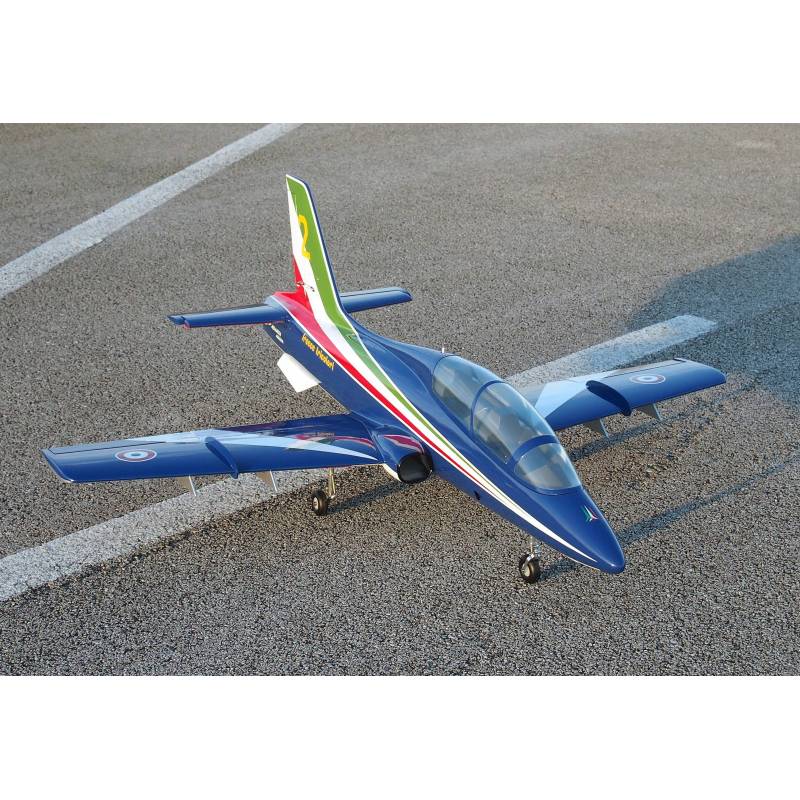 SebArt Mini MB-339 S Jet 1.45m (Blue-White-Red-Green) (Frecce Tricolour)