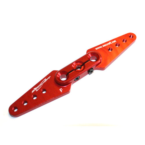 Secraft Futaba 3.5 Inch Straight Servo Arm (Red)