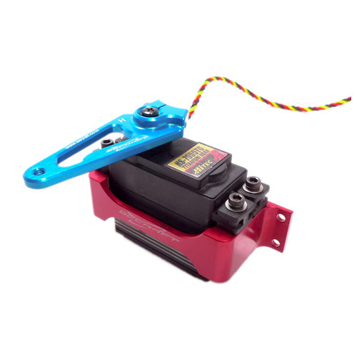 Secraft Side Servo Mount - Small Type (Red)