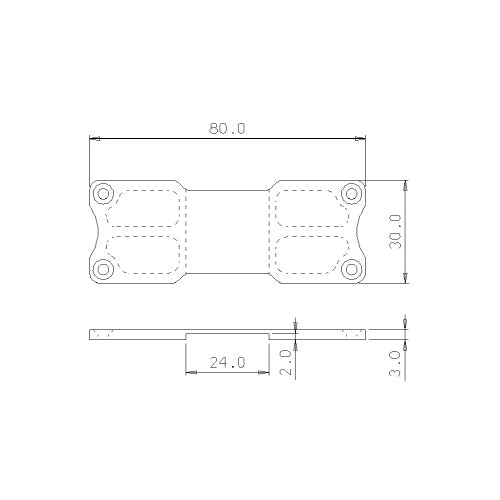 Secraft Battery Bed (S) - Red