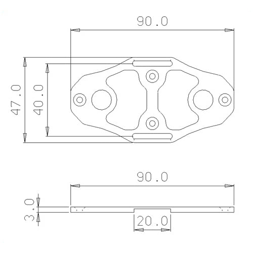 Secraft Battery Bed V2 (S) - Blue