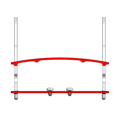 Secraft Tx Tray V1 for Futaba T14SG (Red)