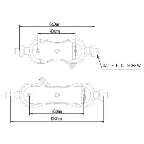 Secraft Easy Ball Clamp 60mm