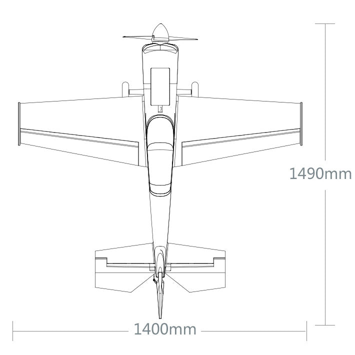 FMS 1400MM VOTEC V322 SPORT PLANE W/O TX/RX/BATT