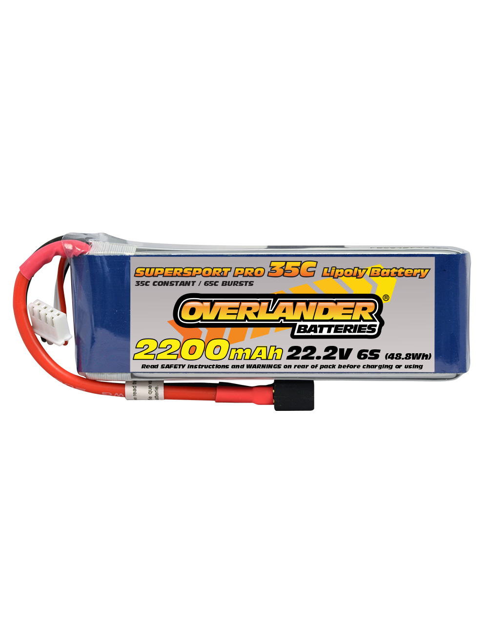 2200mAh 22.2V 6S 35C Supersport Pro LiPo Battery