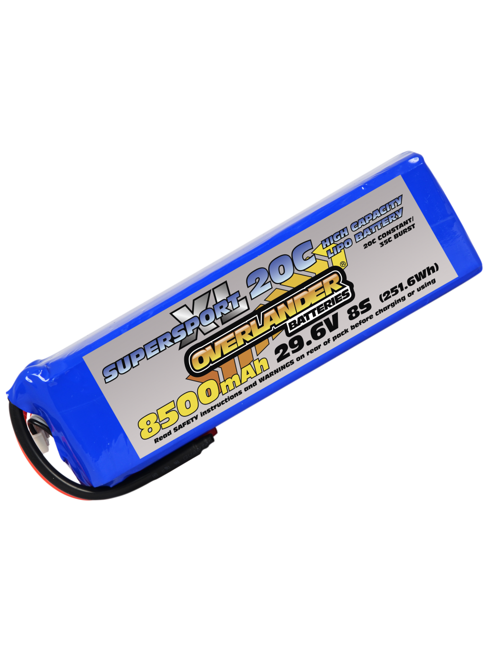 8500mAh 29.6V 8S 20C Supersport XL LiPo Battery