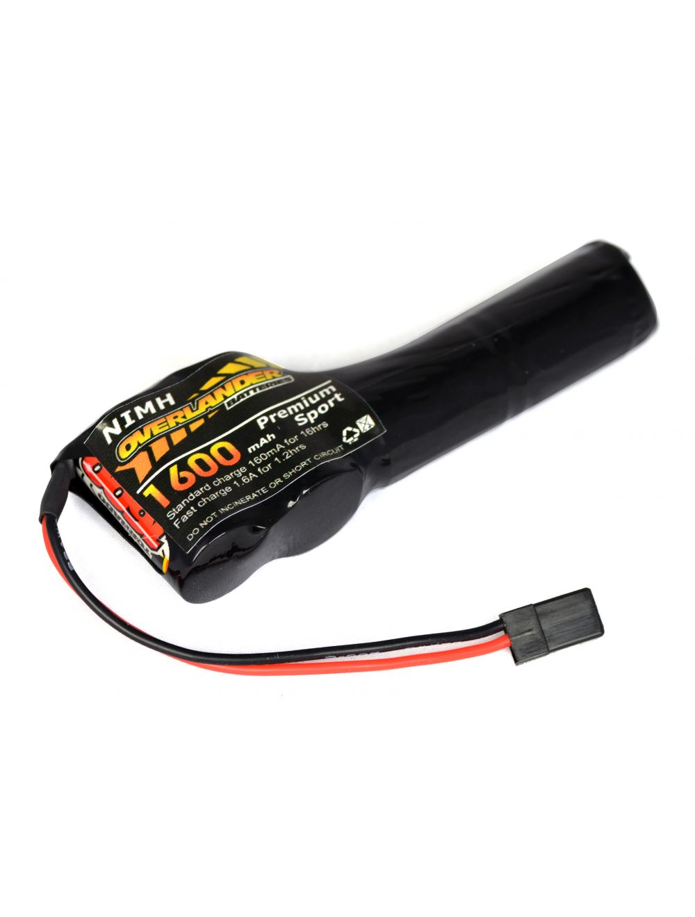 Nimh Battery Pack 2/3 AF 1600mah 4.8v Receiver (Config 2+3) Premium Sport