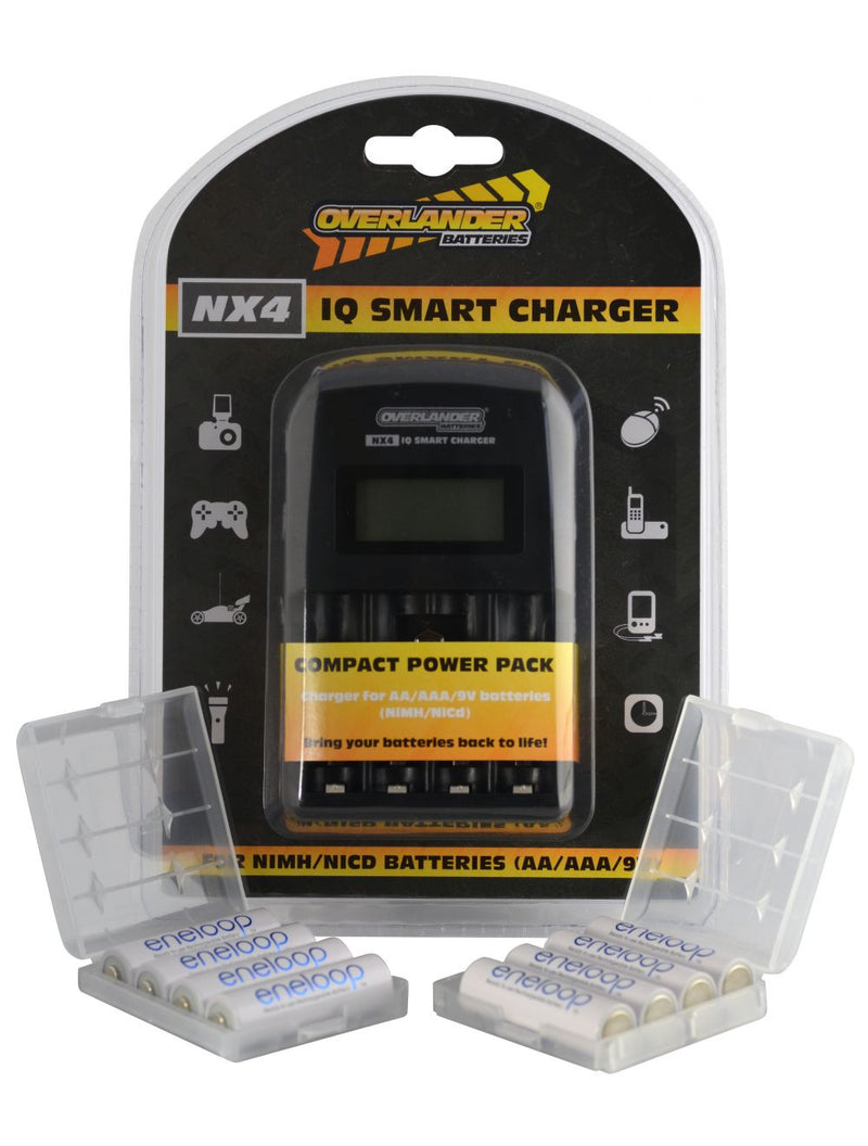 NX4 Bundle 4 - with 8x 2000mAh Eneloop Batteries