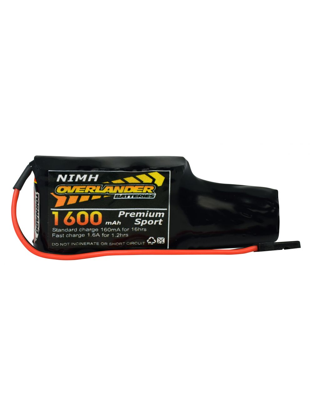 Nimh Battery Pack 2/3 AF 1600mah 4.8v Receiver Config (4+1) Premium Sport