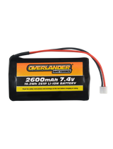 2600mAh 7.4V 2S Config 2 Li-Ion Battery