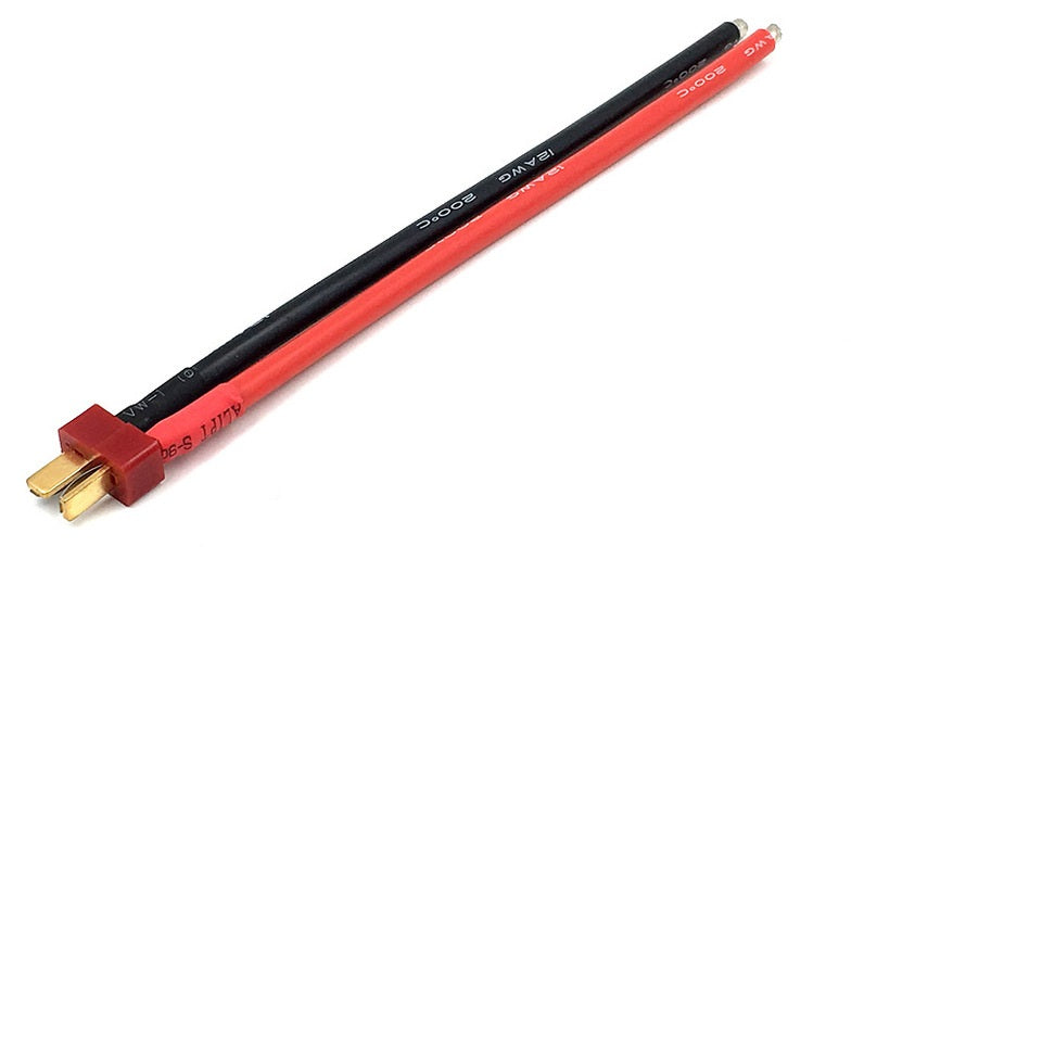 Deans Male Connector Lead 14 SWG 100mm