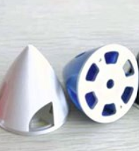 Gemfan Hollowed Out Spinner (51mm) White