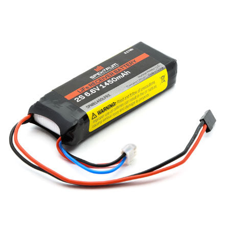 Spektrum 1450mAh 2S 6.6volt Li-Fe Receiver Battery