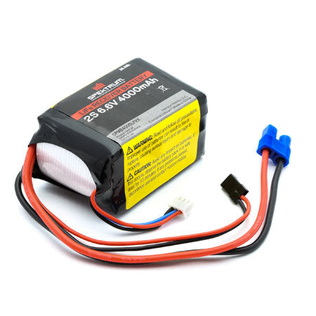 Spektrum 4000mAh 2S 6.6V LiFe Receiver Battery