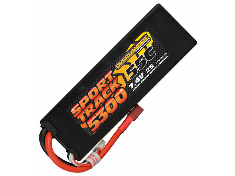 5300mAh 7.4V 2s 55c Lipo Hard Case Battery XT90