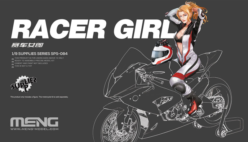 Meng 1/9 Racer Girl resin figure SPS-084