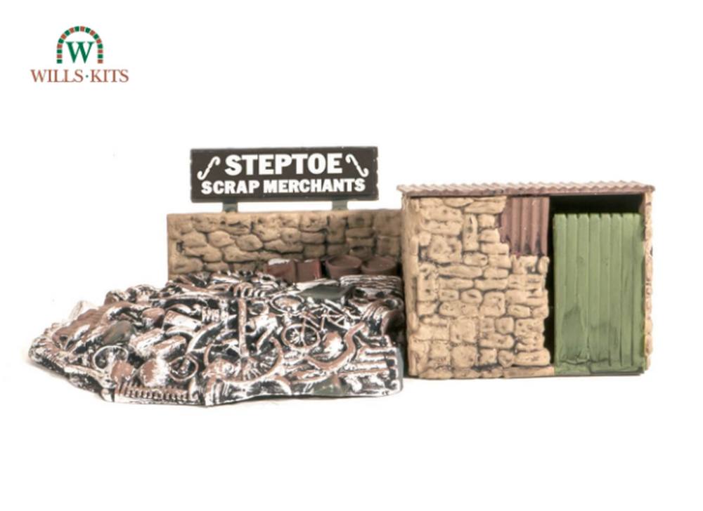 Wills SS40 Scrapyard  Small Sone Building  Scrap Pile kit