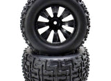 SST Racing Wheel And Tyre - Truck (Pair) 12mm Hex