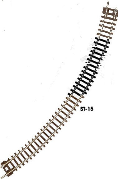 Peco track ST-15 No.2 Radius Double Curve  263.5mm radius  N Gauge