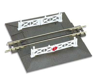 PECO ST-20 Straight Level Crossing with 2 ramps  4 gates - N Gauge