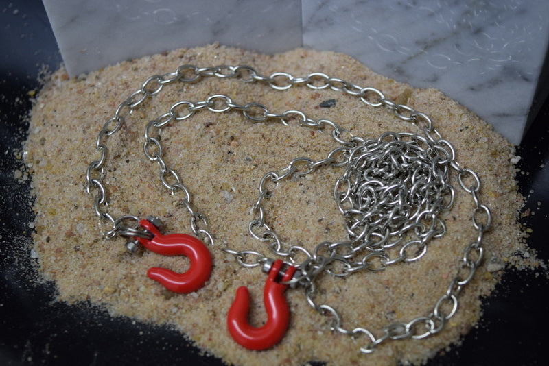 Absima Steel chain and hook set - 1:10