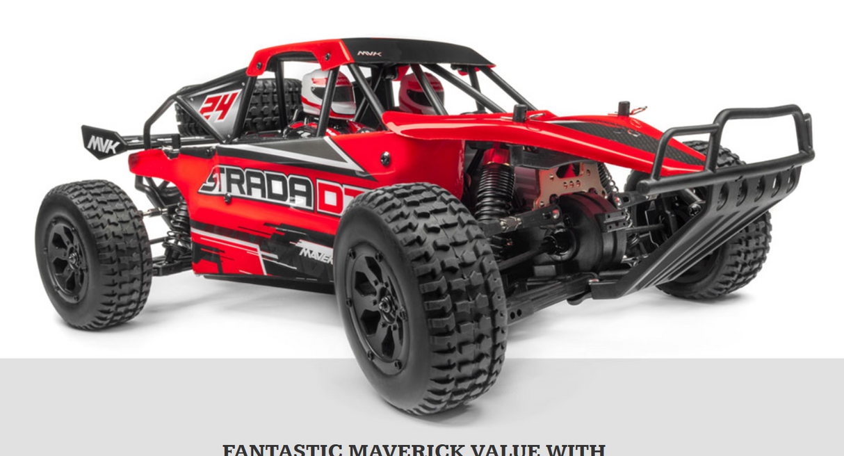 The Maverick Strada DT Brushless Desert Truck - Red