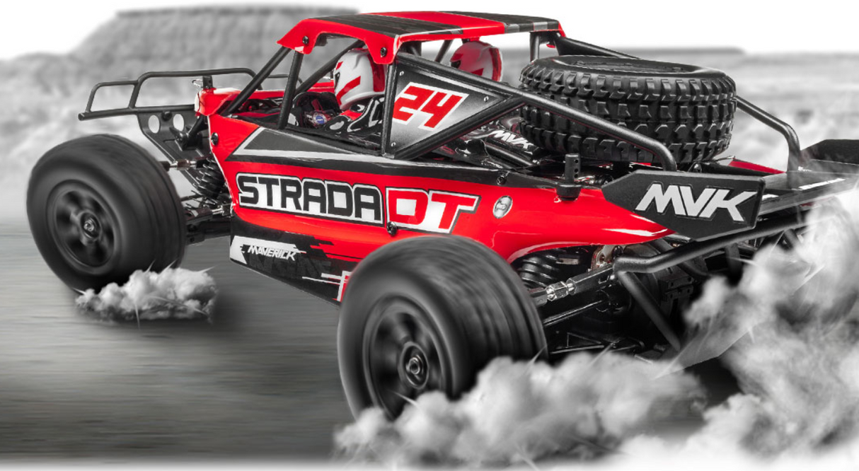 The Maverick Strada DT Brushless Desert Truck - Red