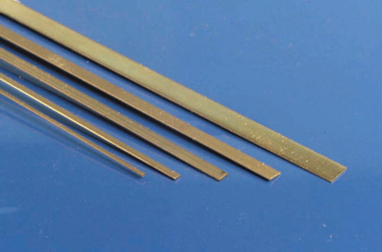 K&S Metal MKS-8230 (1) Brass Strip 0.016 x 1/4 x 12 Inch