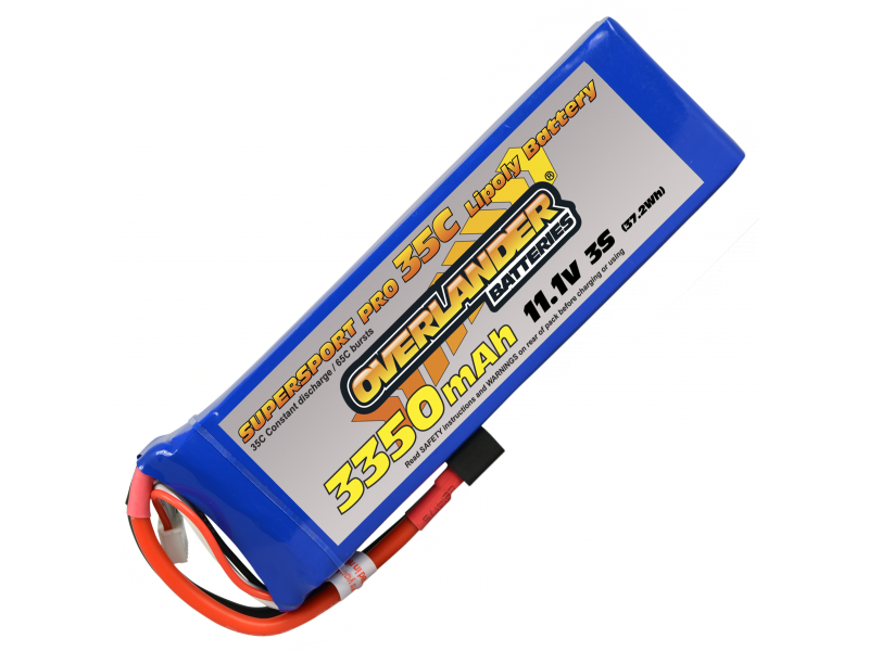 Supersport 3350mAh 3s 11.1v 35C -EC3 Connector - SECOND HAND