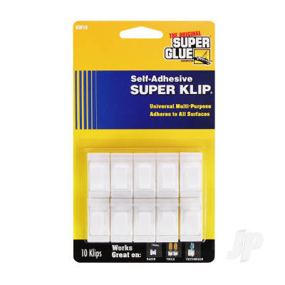 Self Adhesive Super Klip (10/pkg)